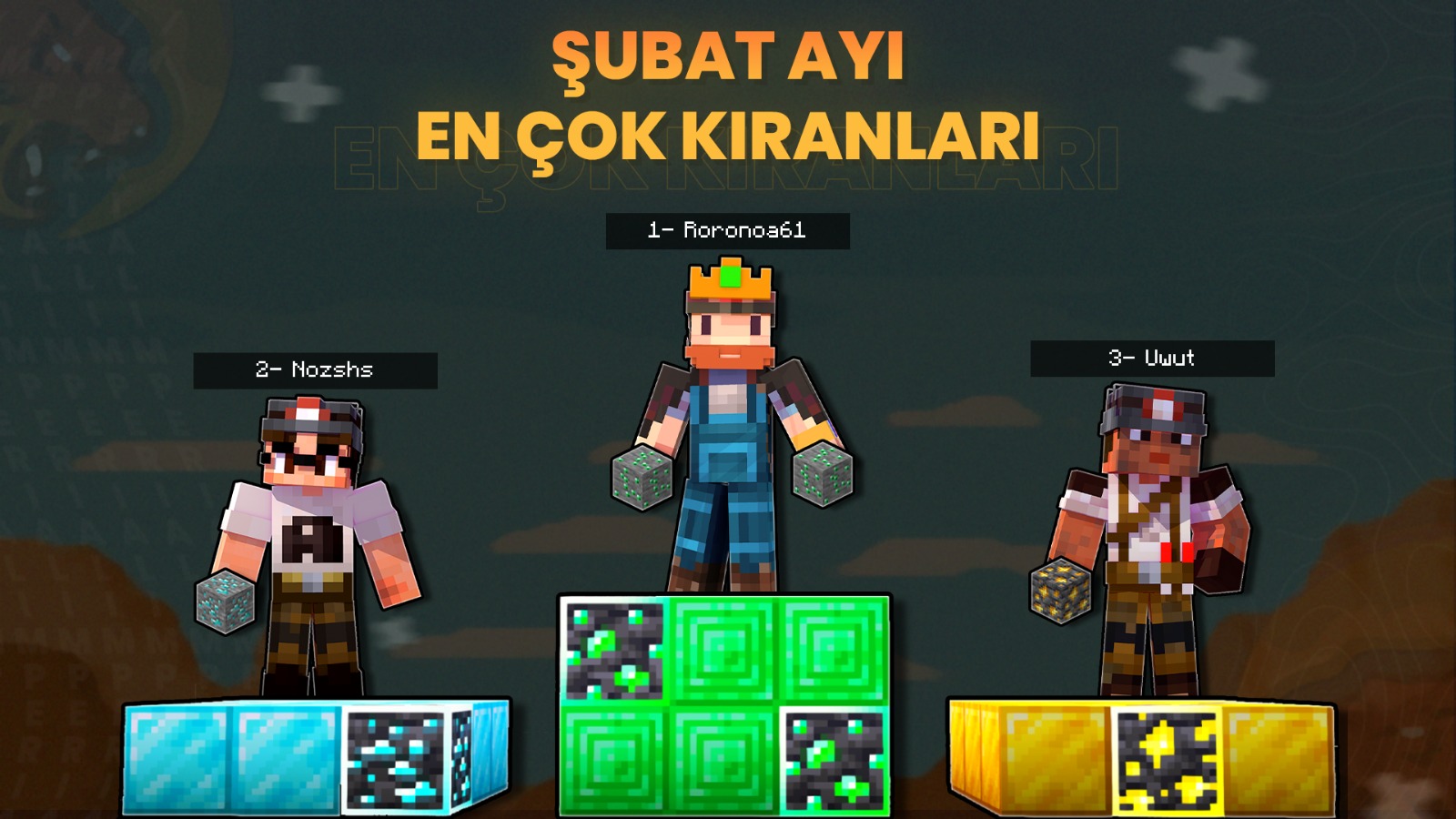 ŞUBAT AYI ÇOK KIRANLAR KAZANANLARI BELLİ OLDU!